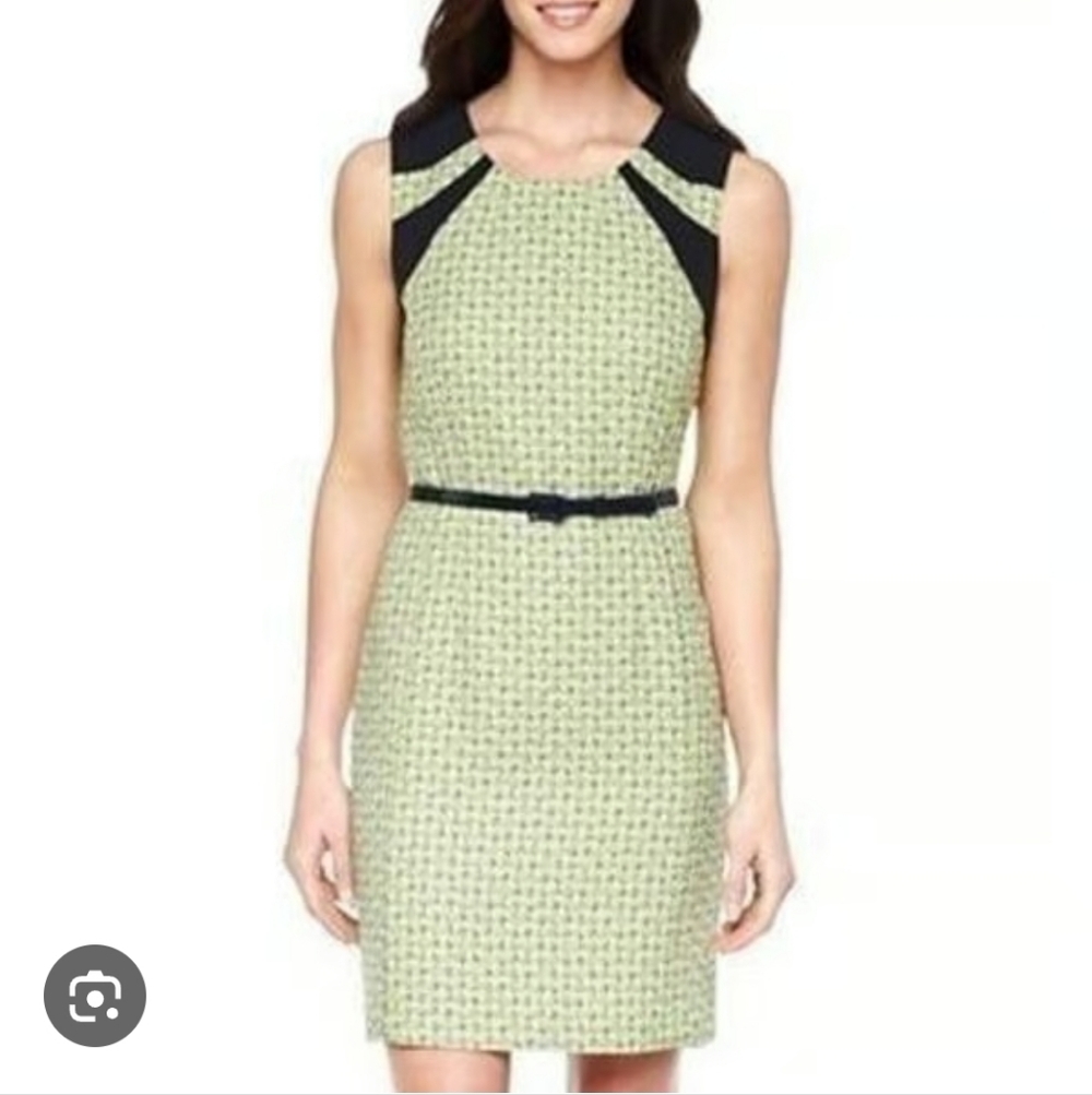 Green and Navy Dress